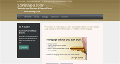 Desktop Screenshot of advising-u.com
