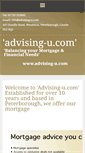 Mobile Screenshot of advising-u.com